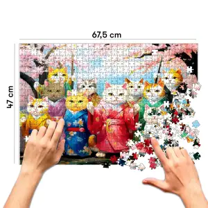 Пазл Orner Котики в кімоно 1000 елементів UA
