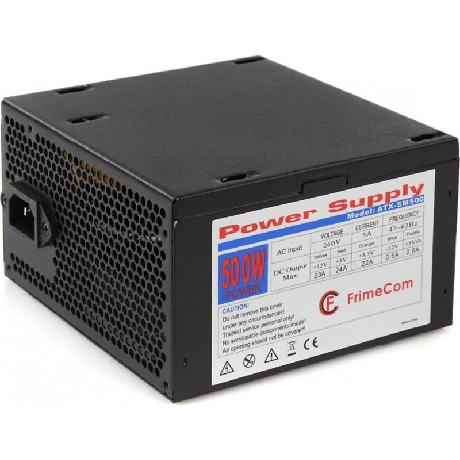 Блок питания FrimeCom SM500R 500W, 12Fan, Bulk UA