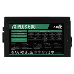 Блок живлення AeroCool VX Plus 600 (ACPN-VS60NEY.11) UA