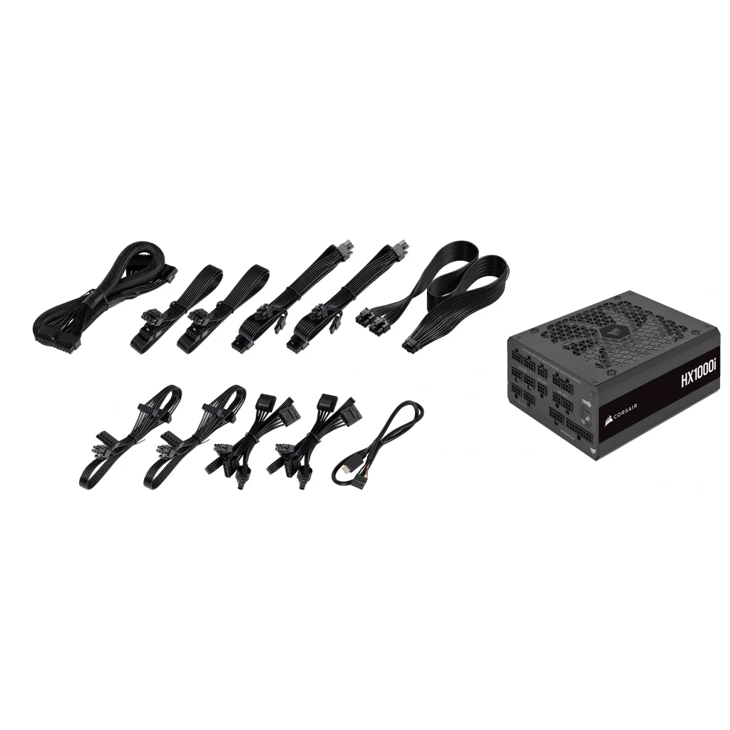 Блок живлення Corsair HX1000i PCIE5 (CP-9020259-EU) 1000W UA