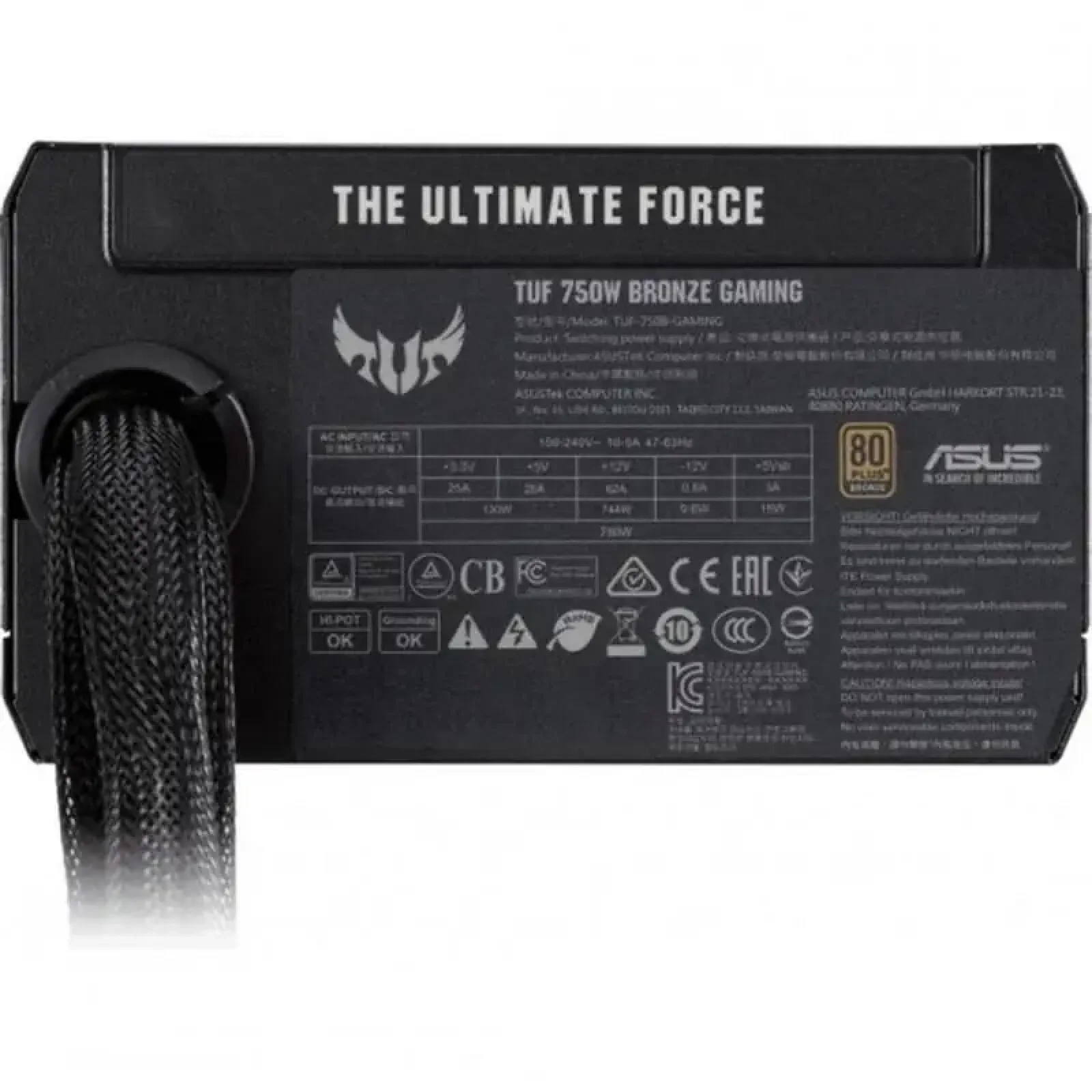 Блок питания Asus TUF-GAMING-750B (90YE00D0-B0NA00) UA