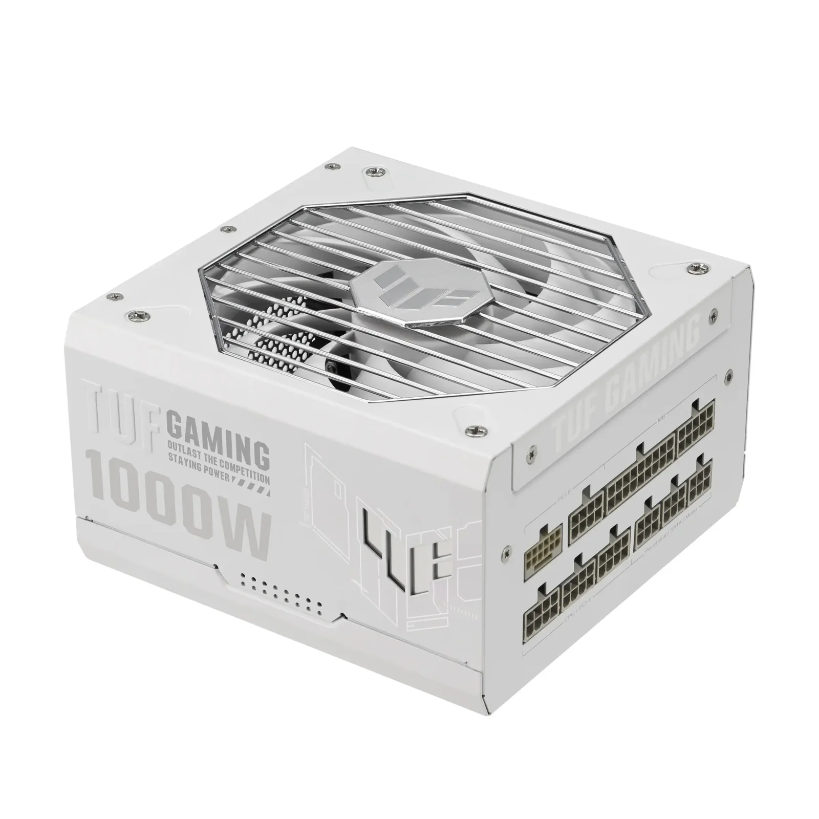 Блок питания Asus TUF-GAMING-1000G-WHITE PCIE5 1000W Gold (90YE00S5-B0NA00) UA