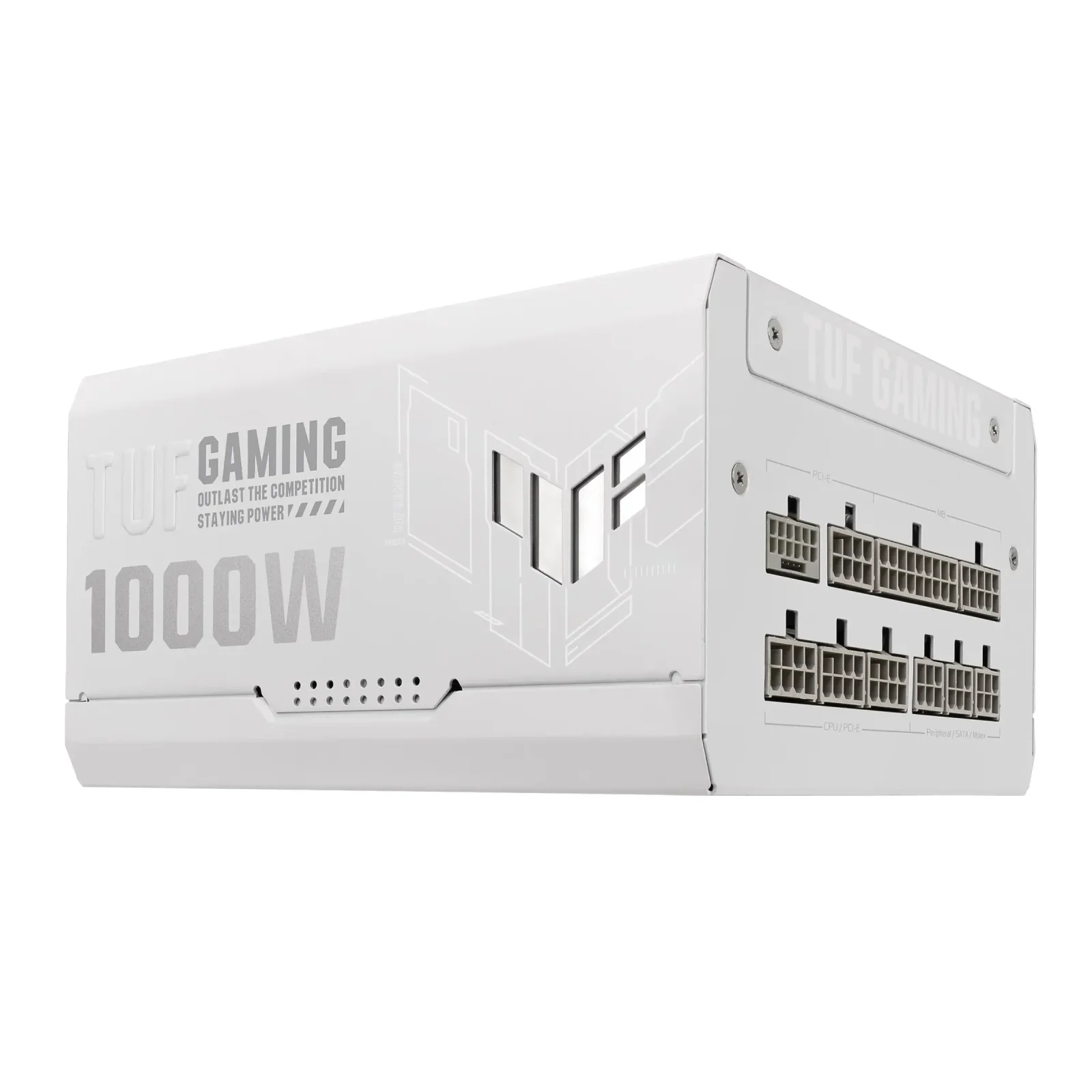 Блок питания Asus TUF-GAMING-1000G-WHITE PCIE5 1000W Gold (90YE00S5-B0NA00) UA