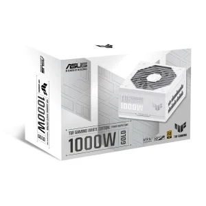 Блок питания Asus TUF-GAMING-1000G-WHITE PCIE5 1000W Gold (90YE00S5-B0NA00) UA