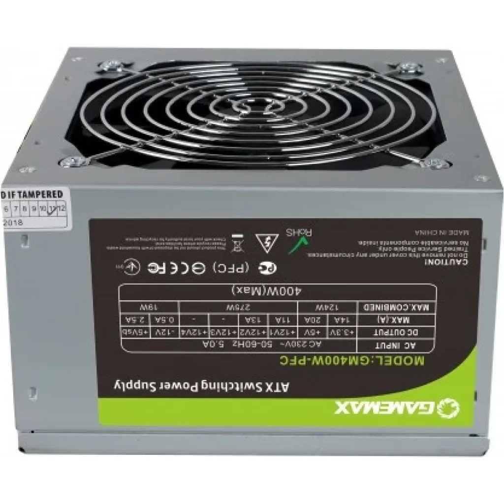 Блок живлення GameMax GM-400W-PFC, 400W UA