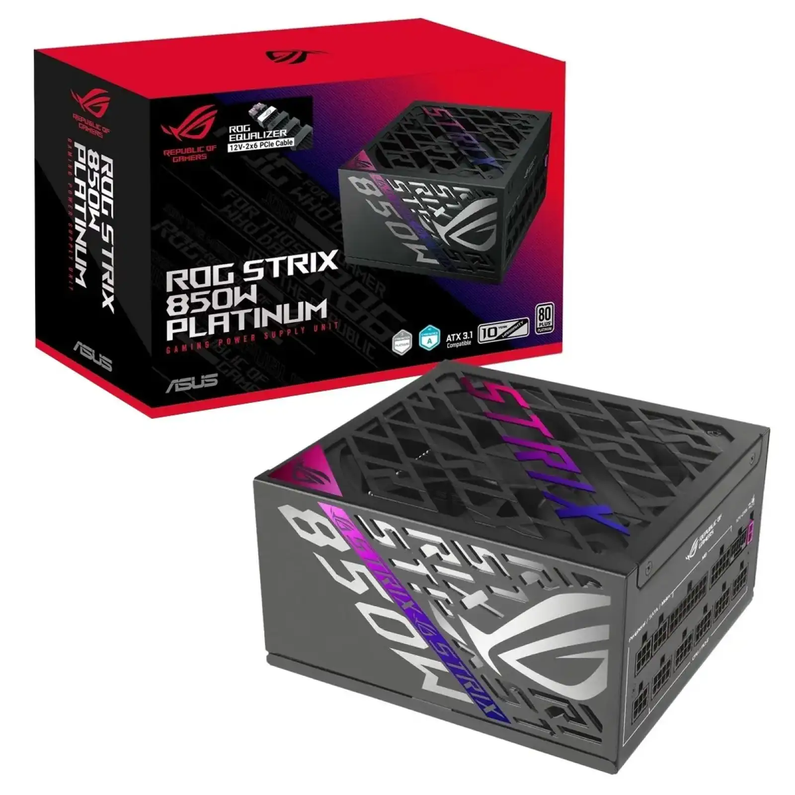Блок питания Asus ROG Strix 850W Platinum ROG Equalizer (90YE00W8-B0NA00) UA