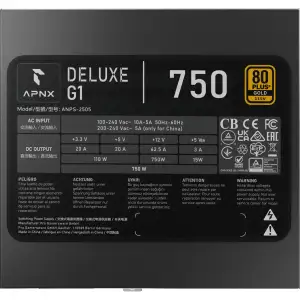 Блок живлення APNX Deluxe G1 750 (APPG-D175FEC.X1) 750W UA