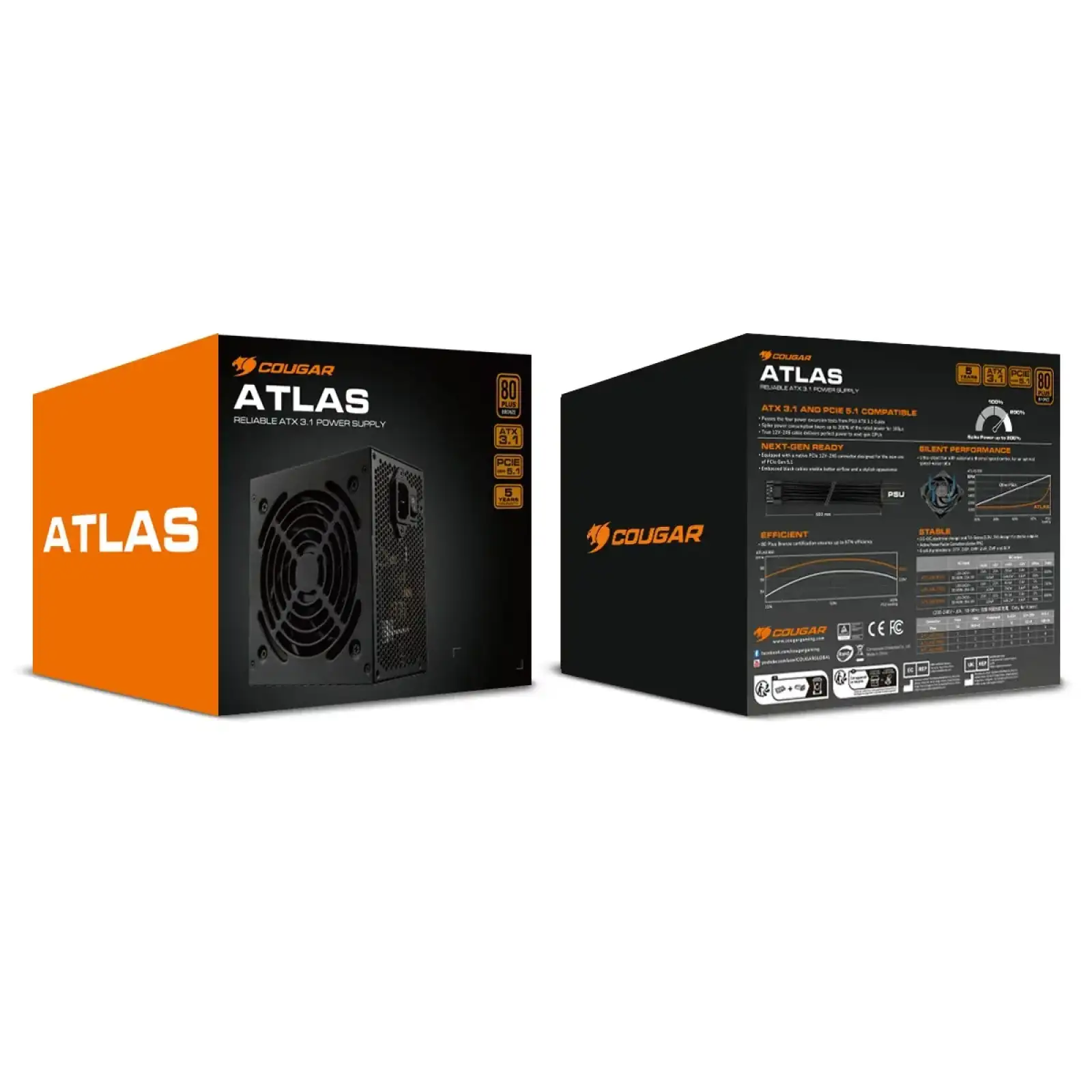 Блок живлення Cougar Atlas 650 650W UA