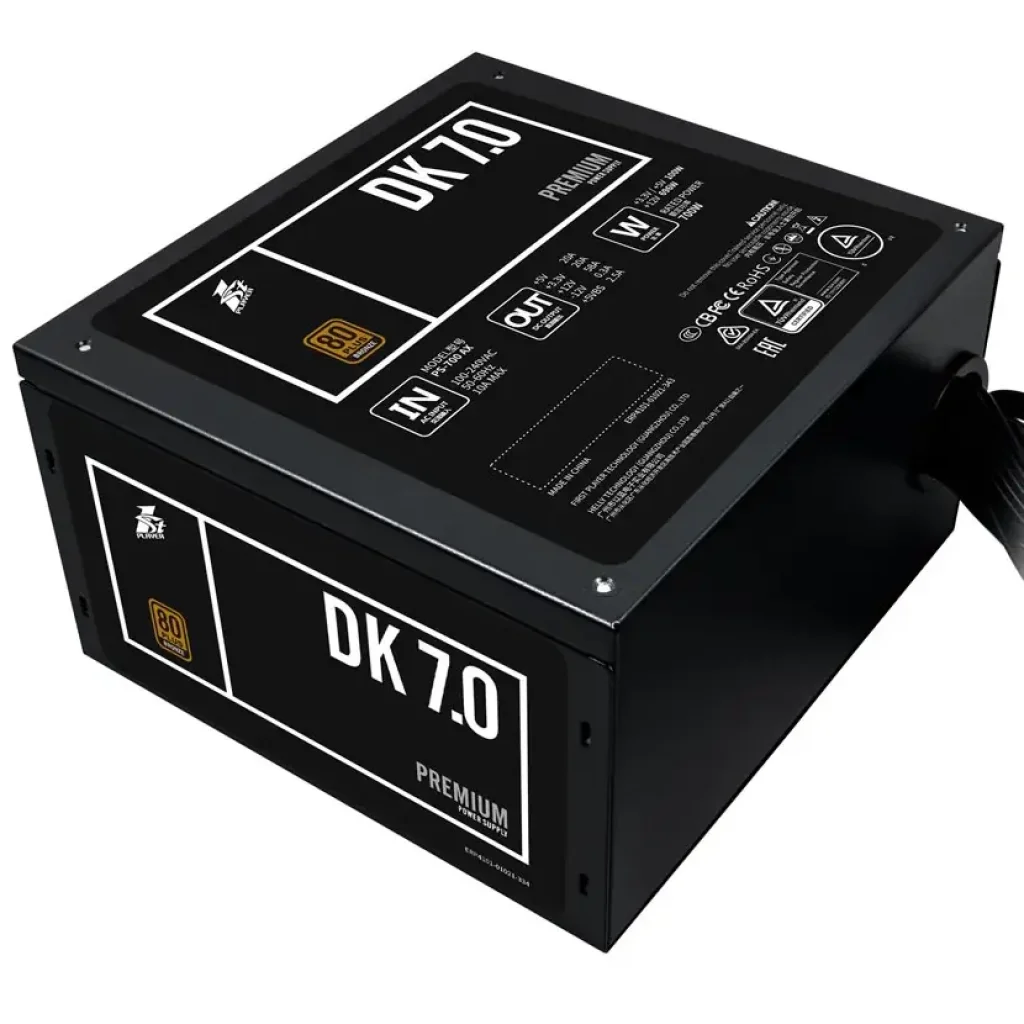 Блок живлення 1stPlayer PS-700AX (DKPM-BRZ-700-BK-EU) 700W UA