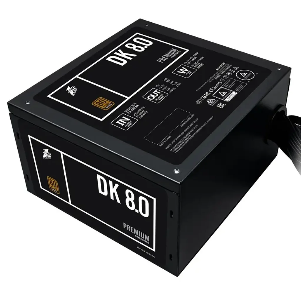 Блок живлення 1stPlayer PS-800AX (DKPM-BRZ-800-BK-EU) 800W UA