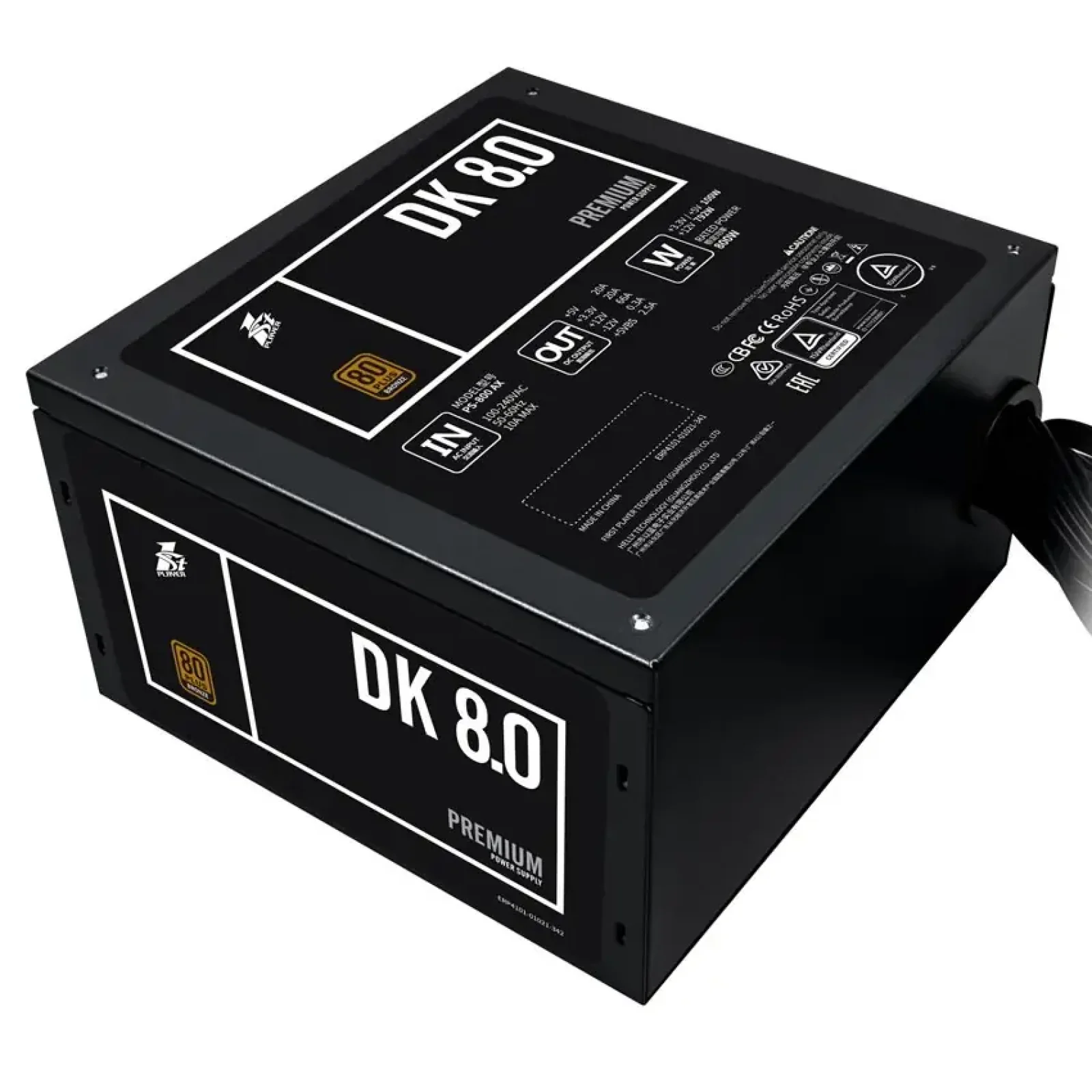 Блок живлення 1stPlayer PS-800AX (DKPM-BRZ-800-BK-EU) 800W UA