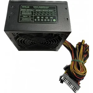 Блок питания Delux DLP-35D Black 500W 12Fan bulk UA