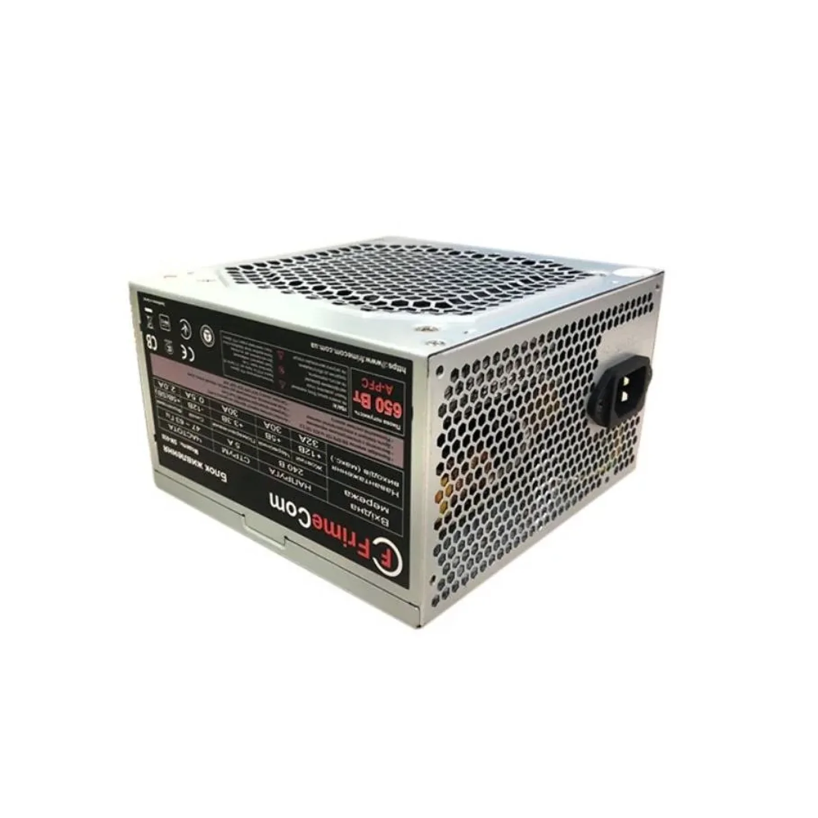 Блок питания FrimeCom SM650 650W, 12см, без кабеля питания UA