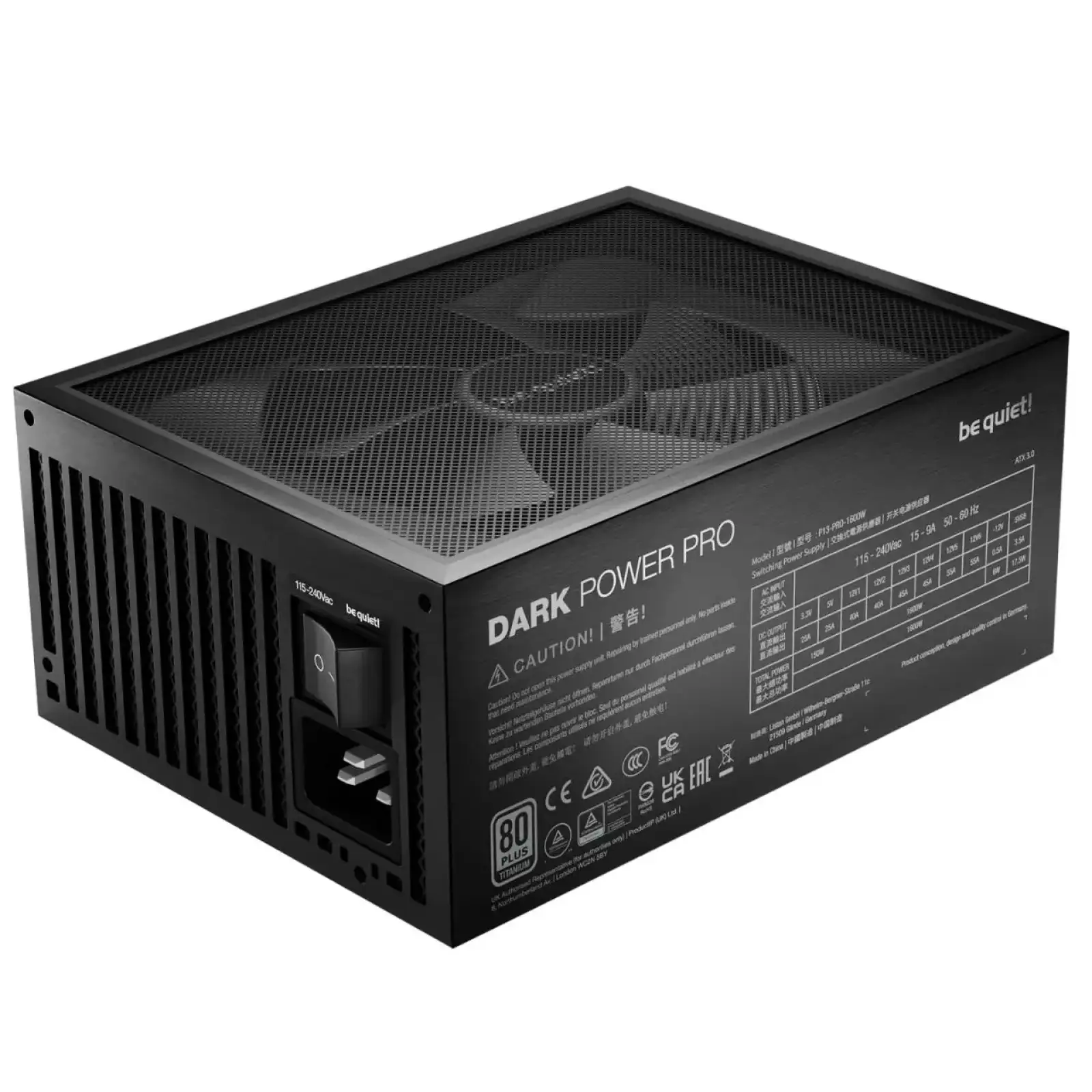Блок питания be quiet! Dark Power Pro 13 1600W (BN332) UA