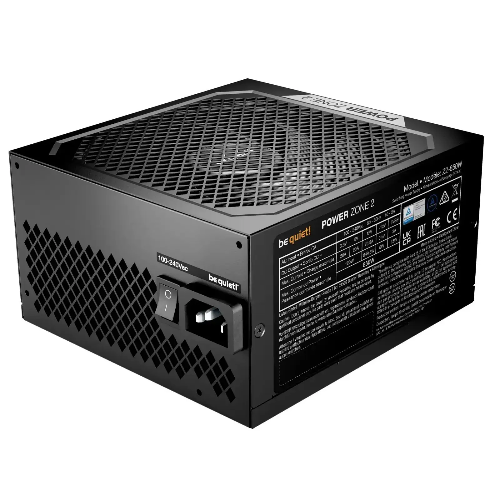 Блок живлення be quiet! Power Zone 2 850W (BP007EU) UA