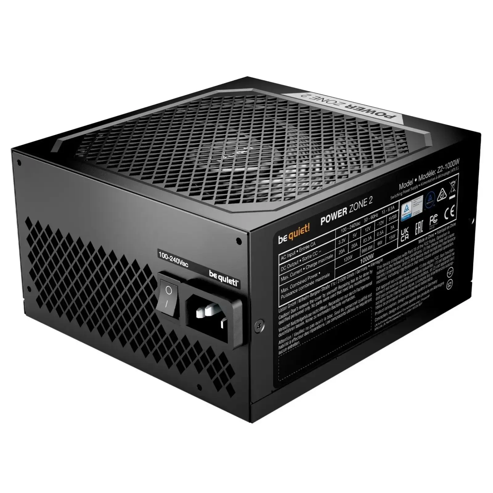 Блок живлення be quiet! Power Zone 2 1000W (BP008EU) UA