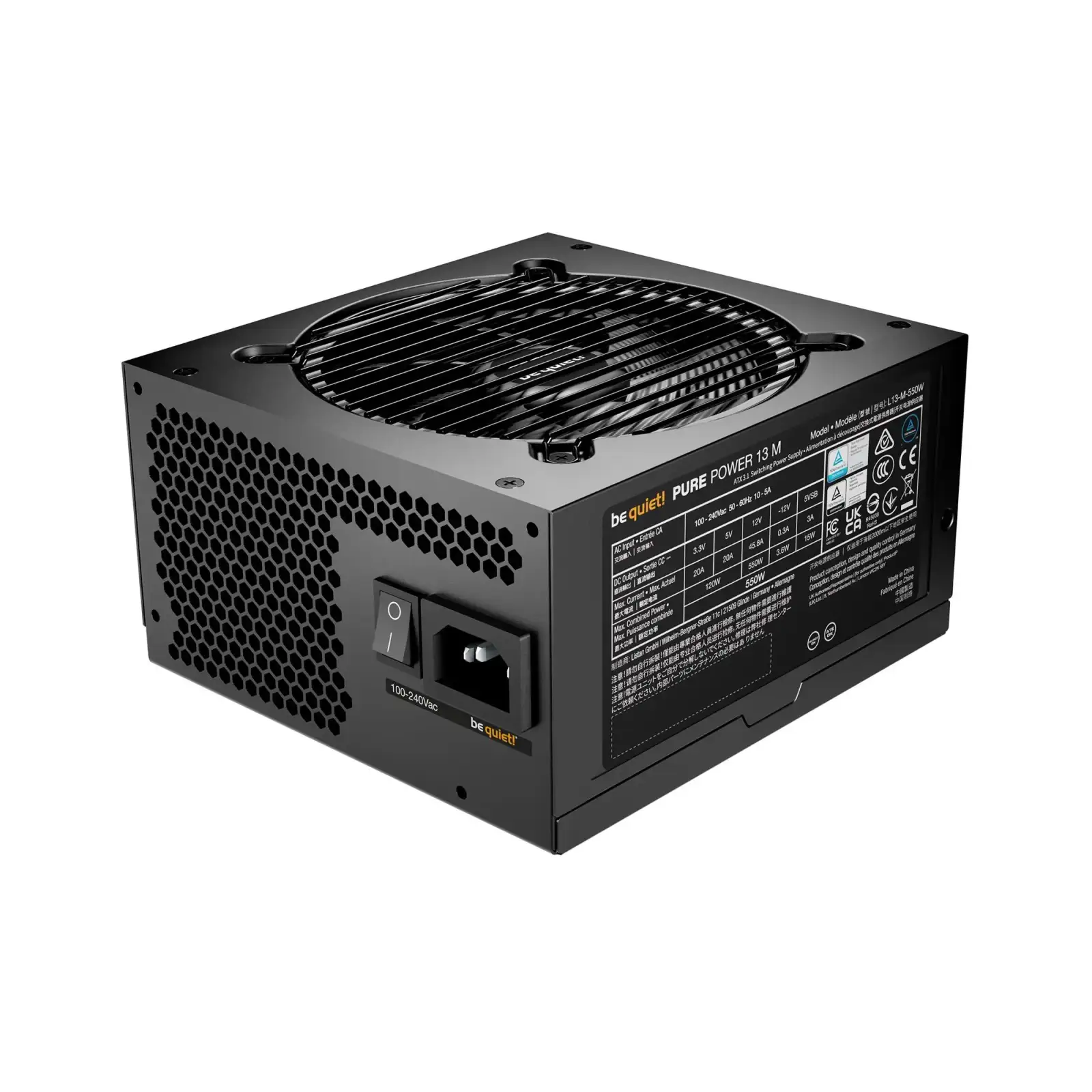 Блок живлення be quiet! Pure Power 13 M 550W (BP024EU) UA