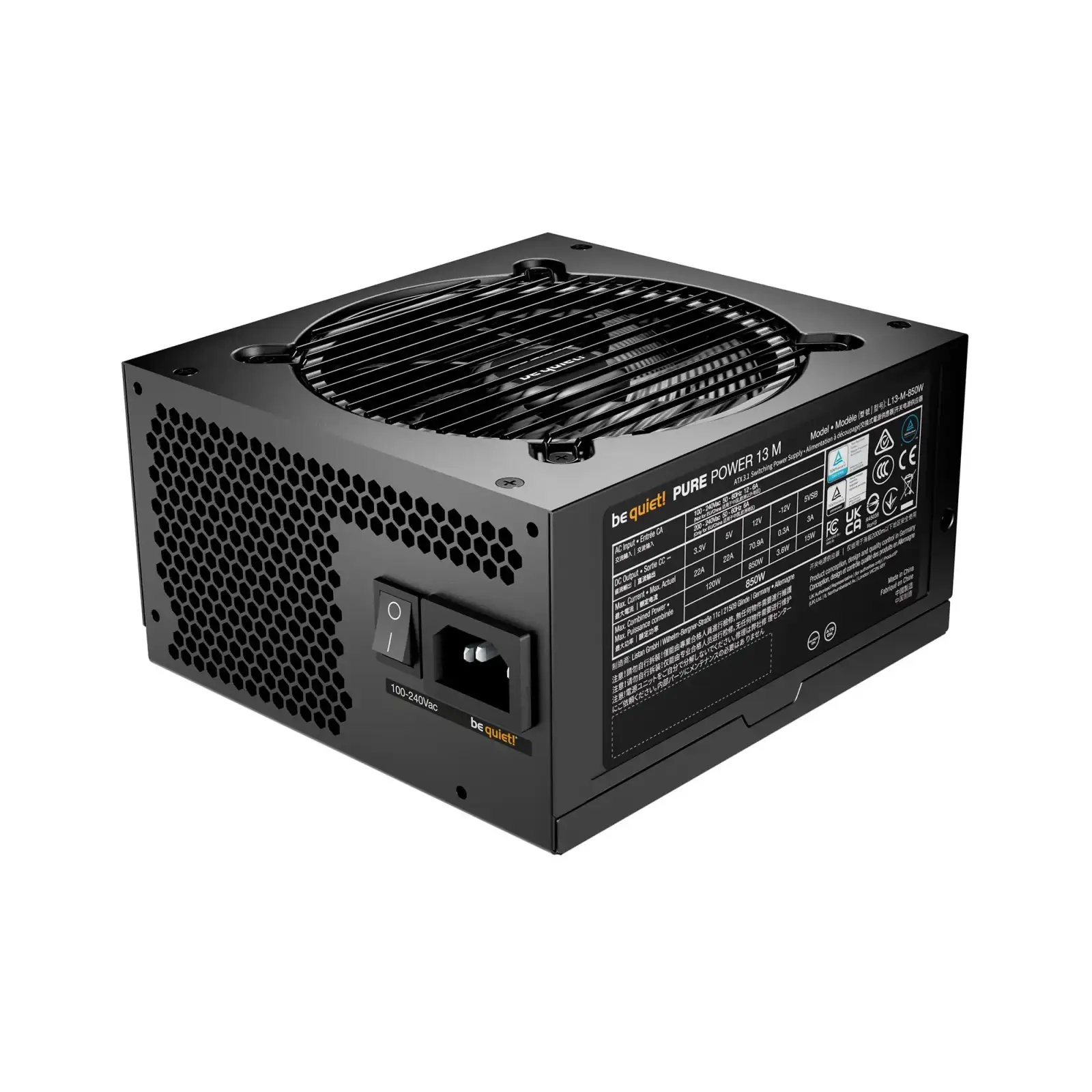 Блок живлення be quiet! Pure Power 13 M 850W (BP027EU) UA