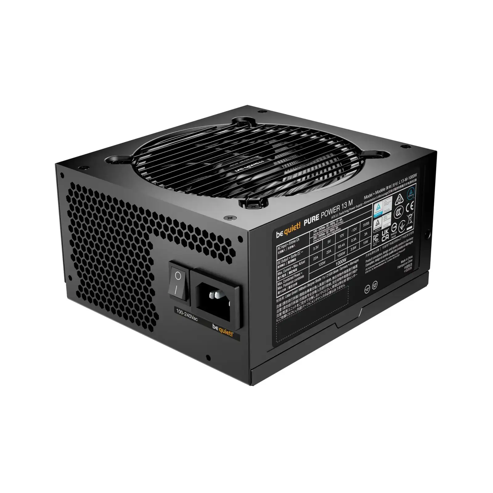 Блок живлення be quiet! Pure Power 13 M 1000W (BP028EU) UA