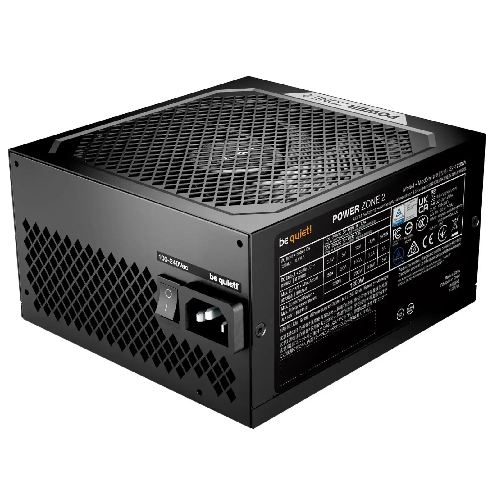 Блок живлення be quiet! Power Zone 2 1200W (BP030EU) UA