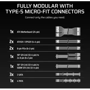 Блок питания Corsair RM850x Shift 850W (CP-9020299-EU) UA