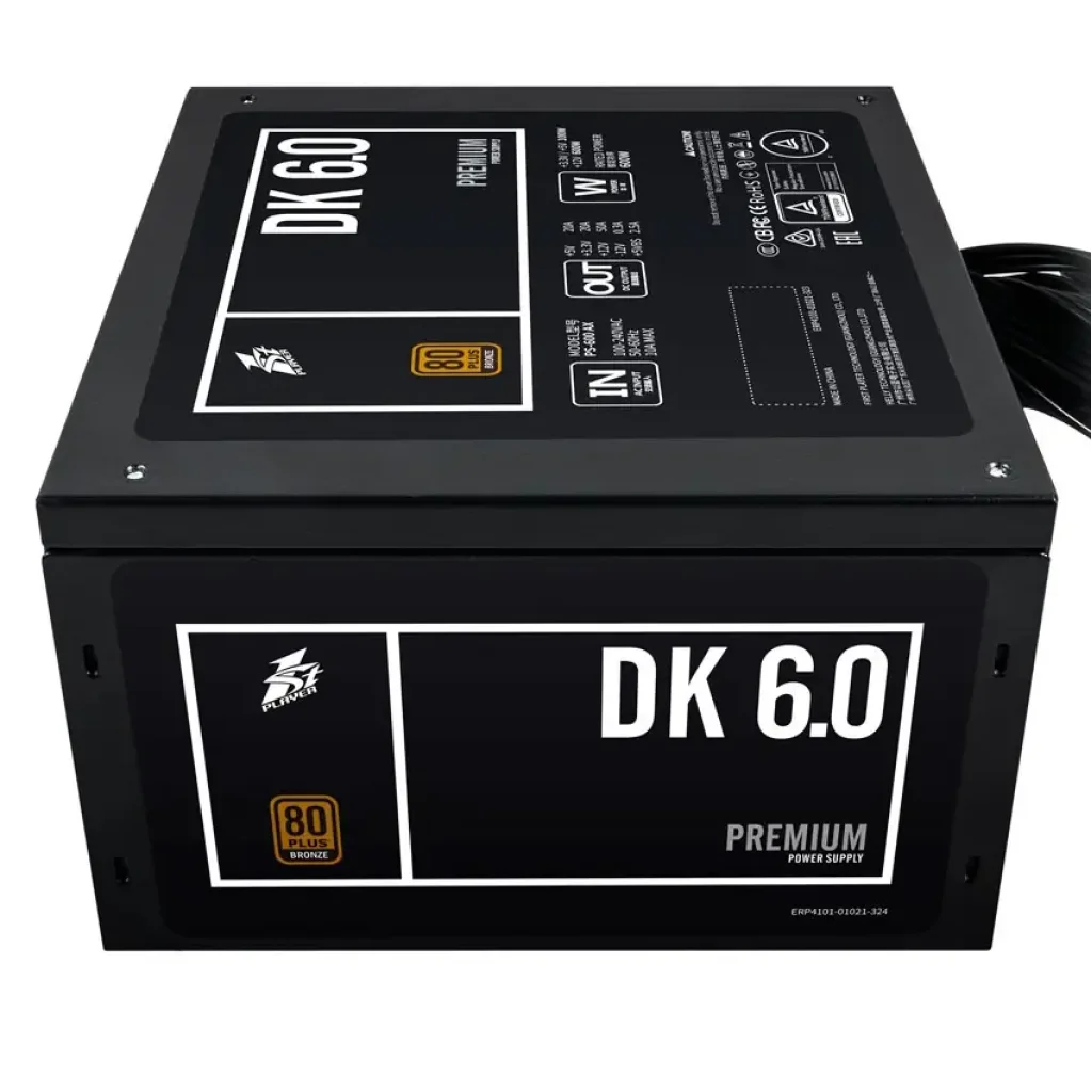 Блок питания 1stPlayer PS-600AX (DKPM-BRZ-600-BK-EU) 600W UA