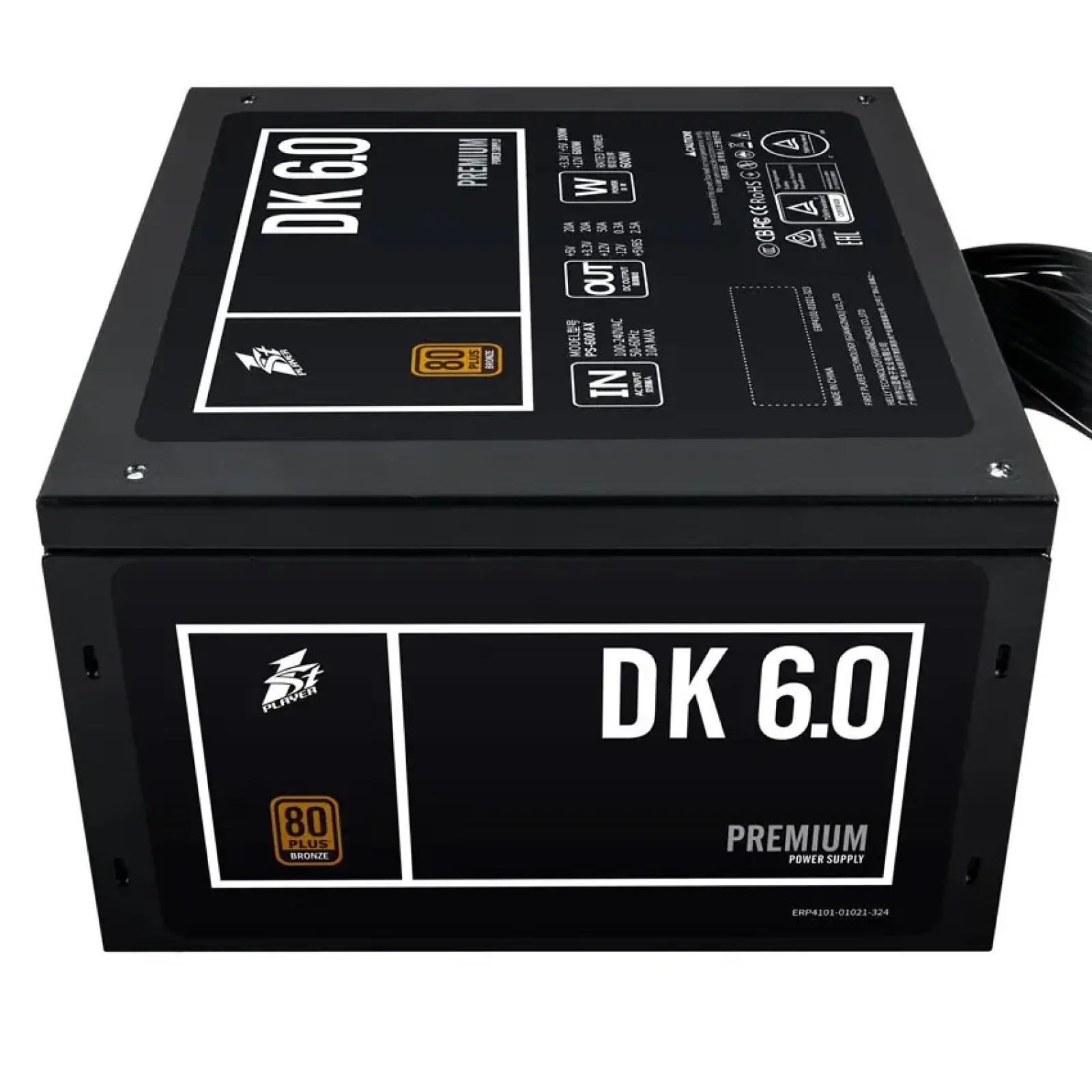 Блок питания 1stPlayer PS-600AX (DKPM-BRZ-600-BK-EU) 600W UA