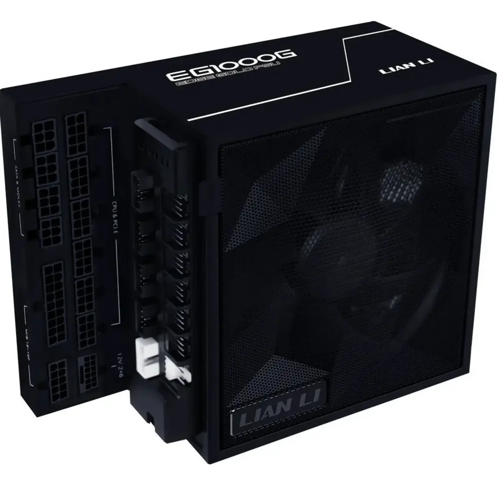 Блок питания Lian Li Edge Gold 1000W Black with Hub, EU Cord (G9P.EG1000G.BH00.EU) UA