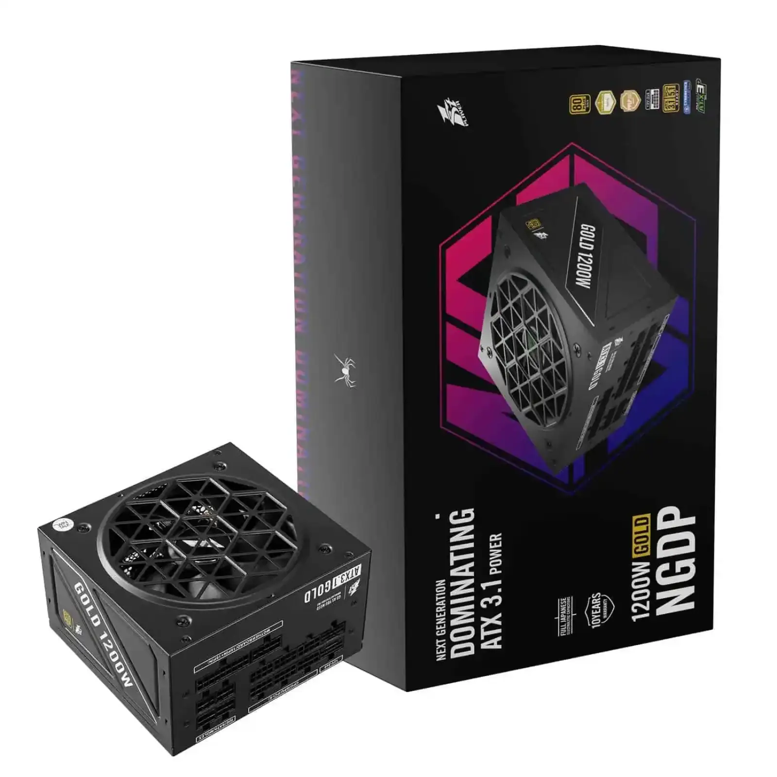 Блок живлення 1stPlayer HA-1200BA4 1200W (NGDP-GLD-1200-BK-EU) UA