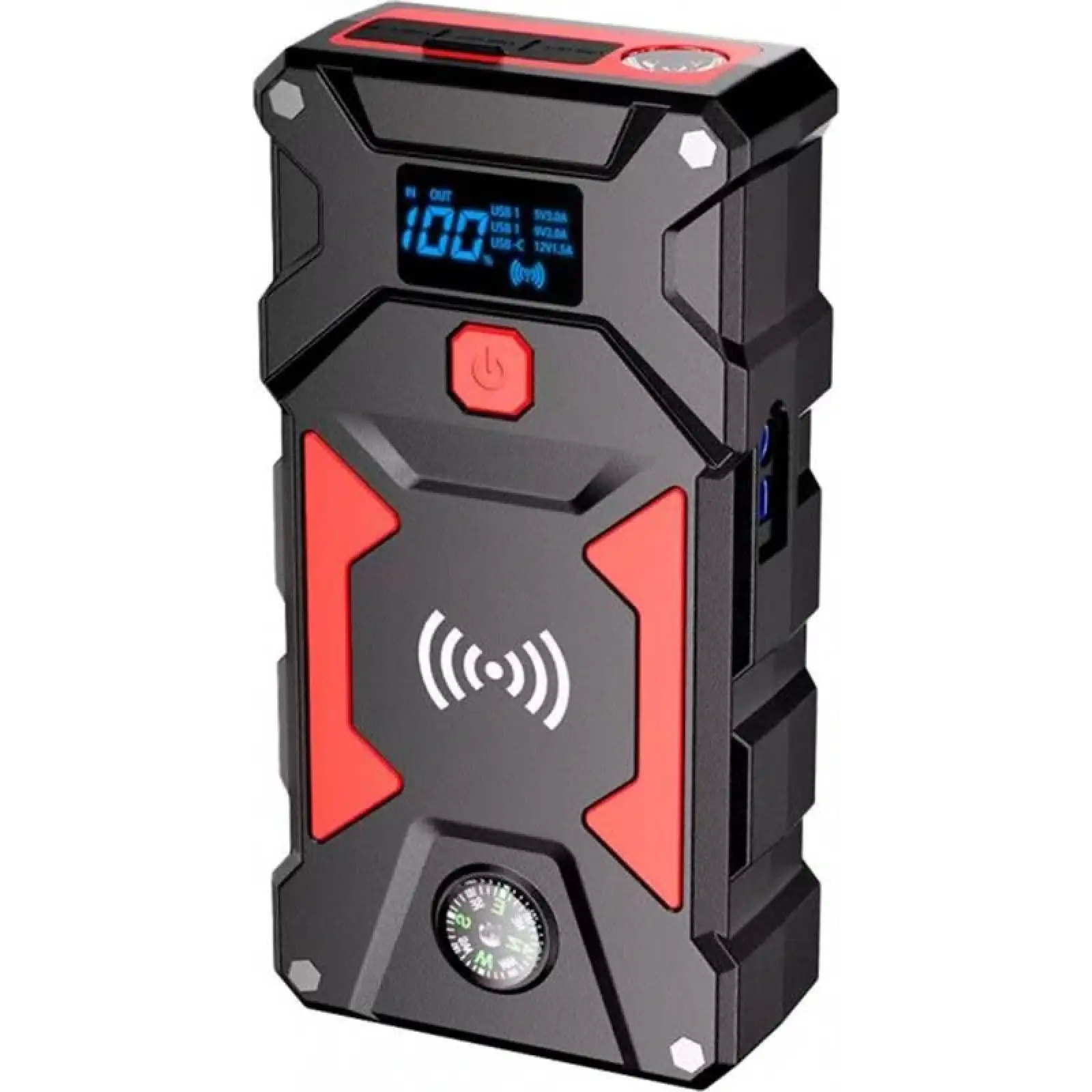 Пусковий пристрій для автомобілів ХоКо FNNEMGE series FG601 24000mAh Car Jump Starter Black (XK-FG601) UA
