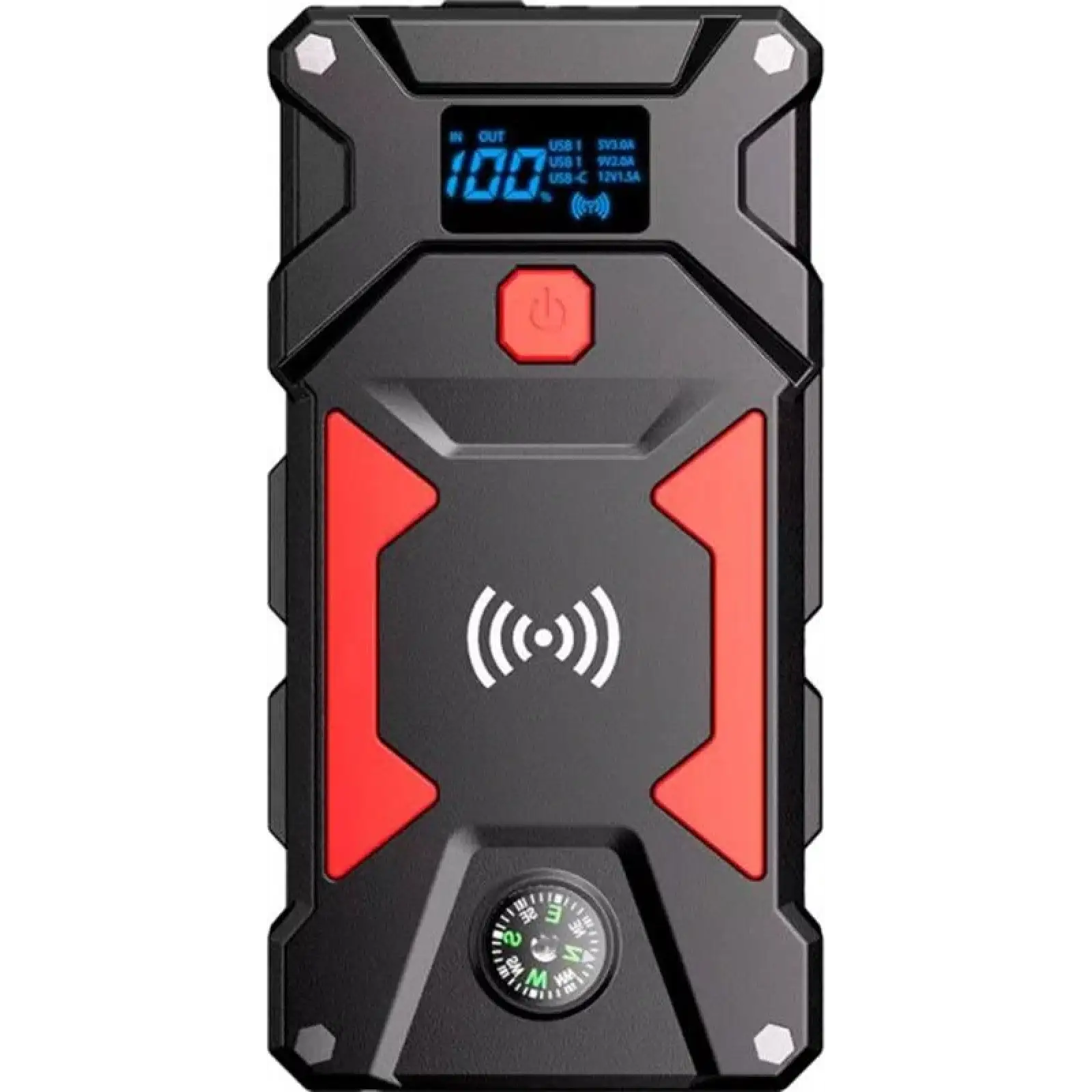Пусковий пристрій для автомобілів ХоКо FNNEMGE series FG601 24000mAh Car Jump Starter Black (XK-FG601) UA