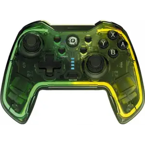 Геймпад беспроводной Canyon CND-GPW02 Green/Yellow USB UA