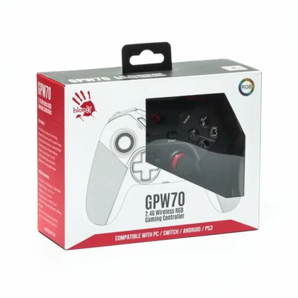 Геймпад A4Tech Bloody GPW70 Sports Black UA