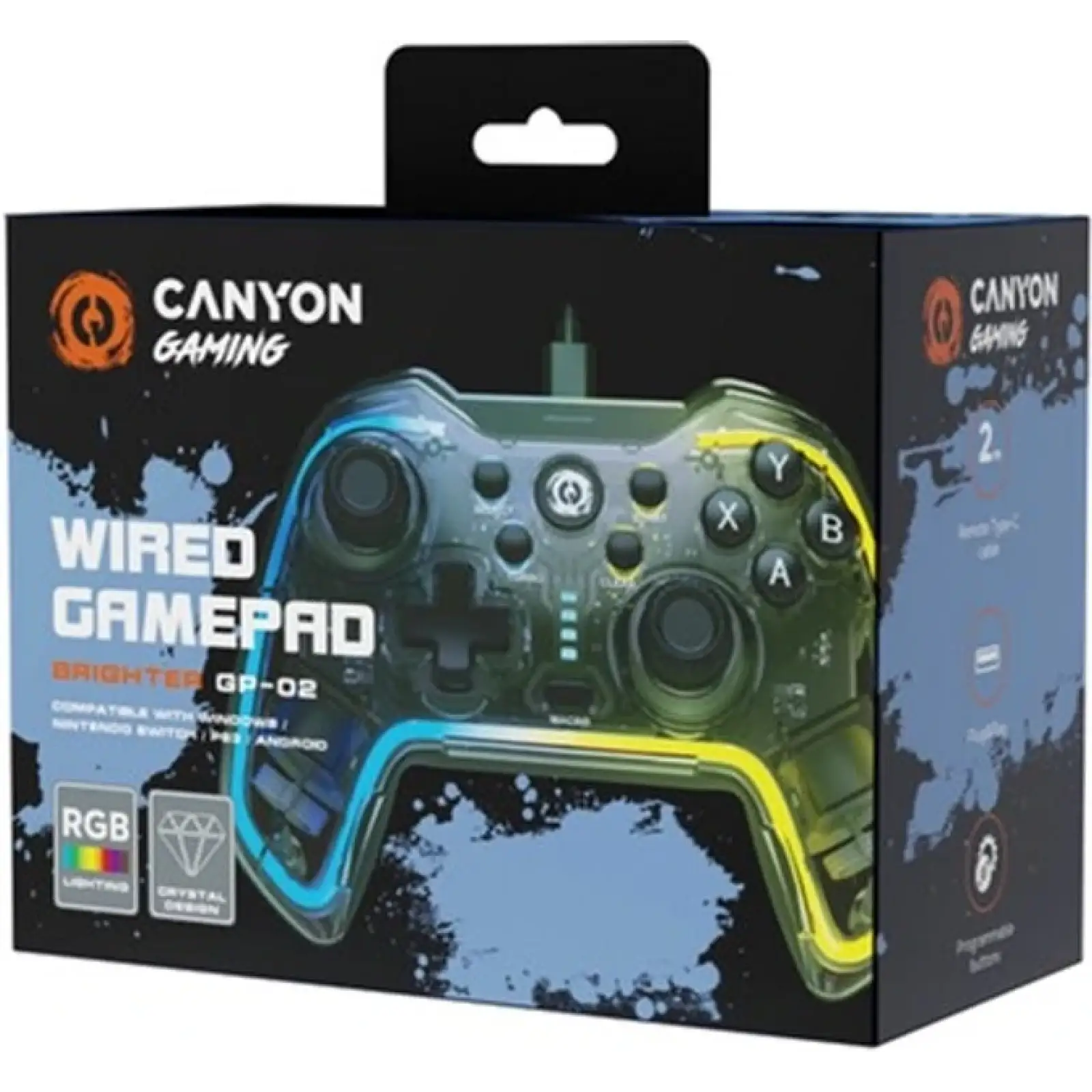 Геймпад Canyon CND-GP02 USB UA