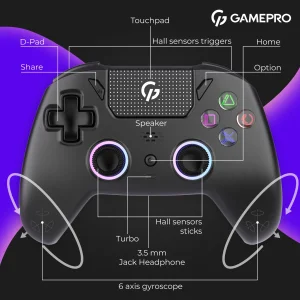 Геймпад GamePro GPS13B Black UA
