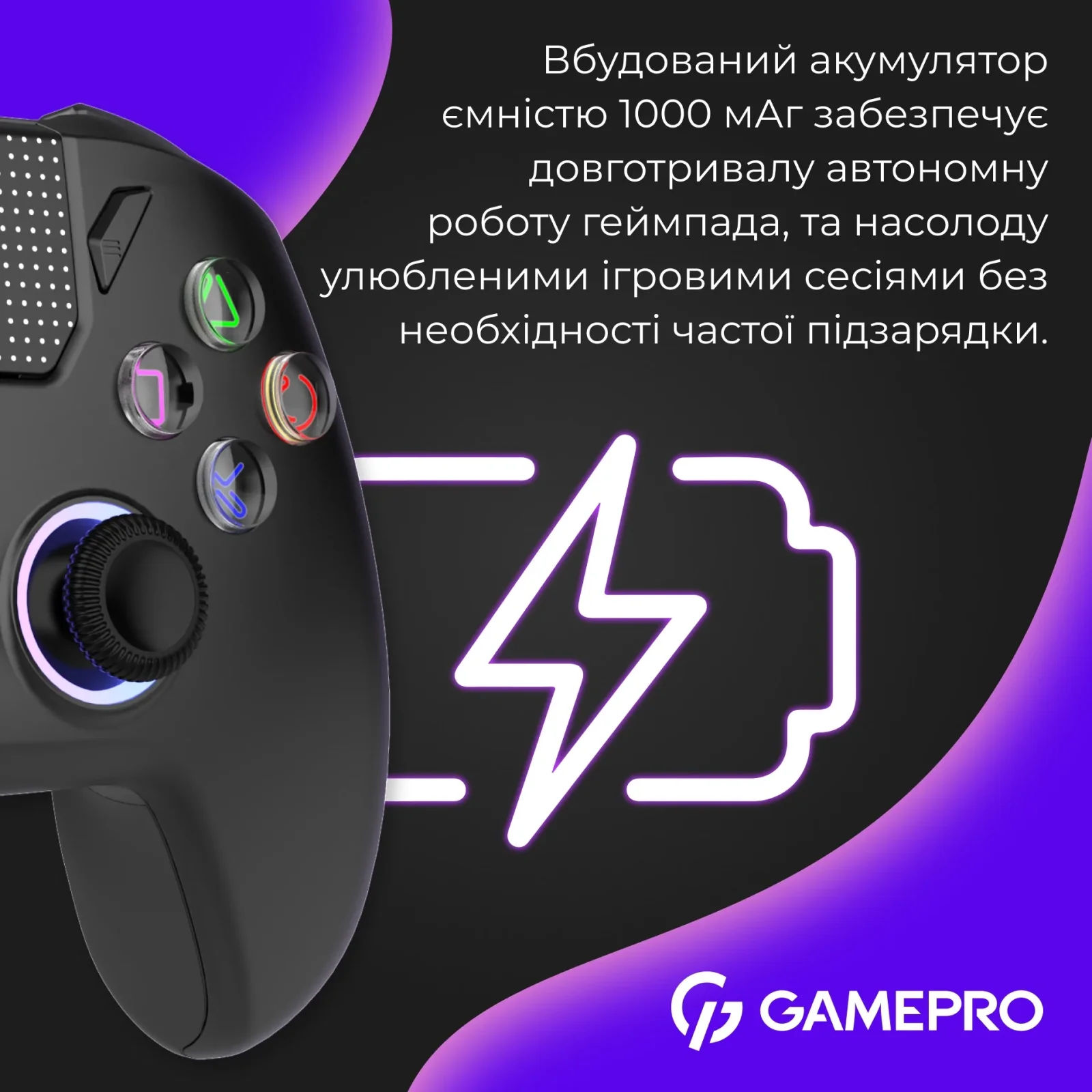 Геймпад GamePro GPS13B Black UA