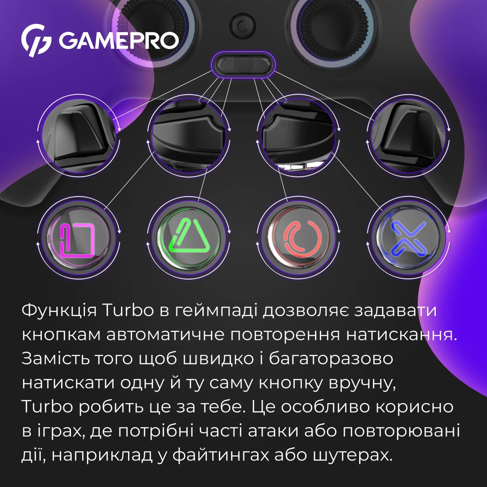 Геймпад GamePro GPS13B Black UA