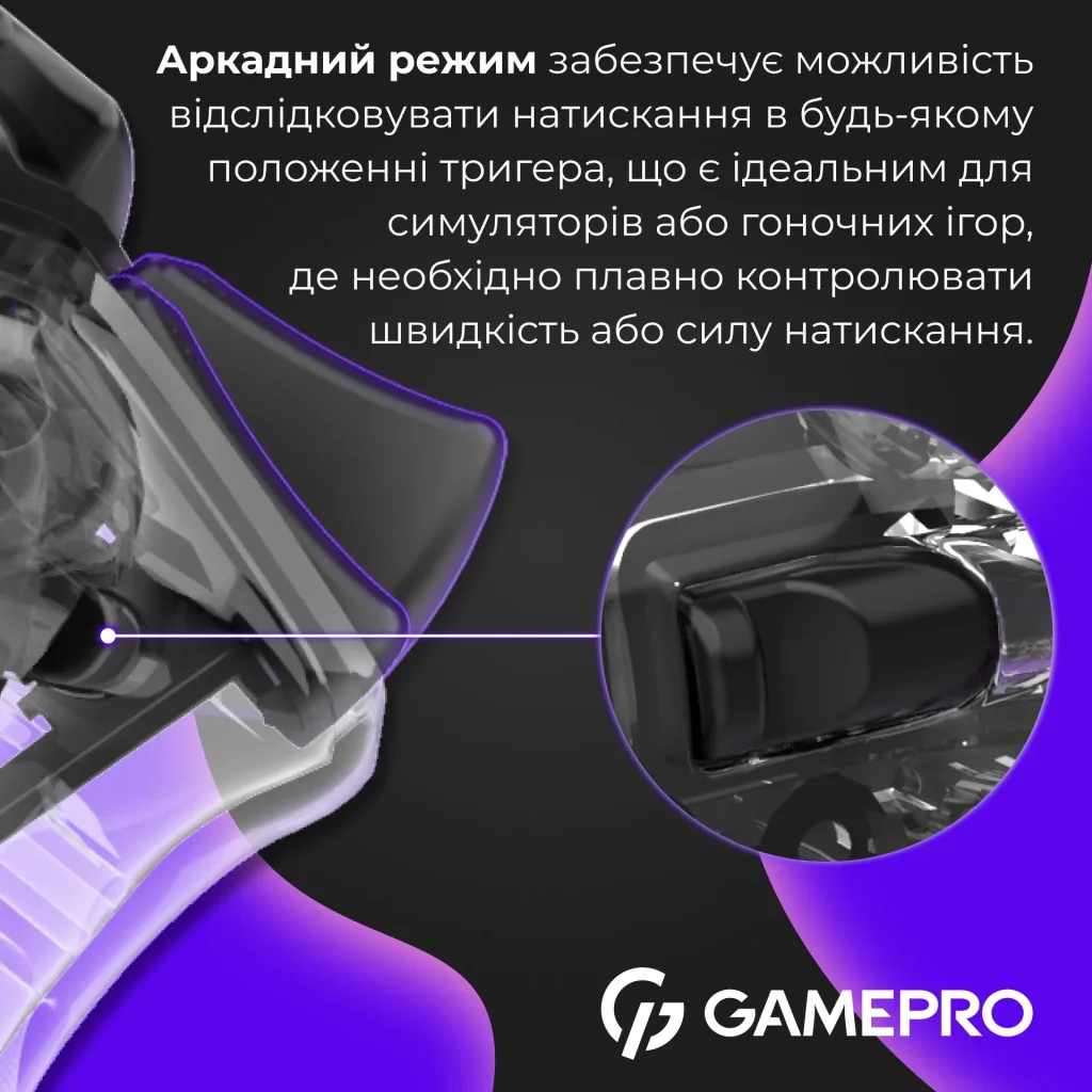 Геймпад GamePro GPS13T Transparent UA