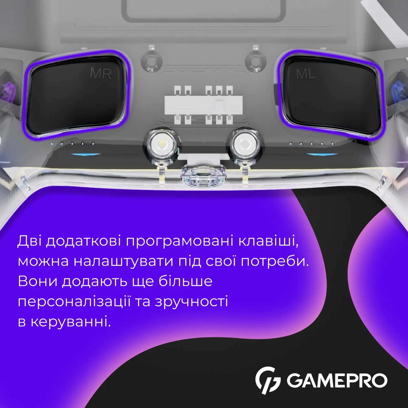 Геймпад GamePro GPS13T Transparent UA