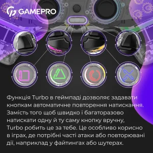 Геймпад GamePro GPS13T Transparent UA