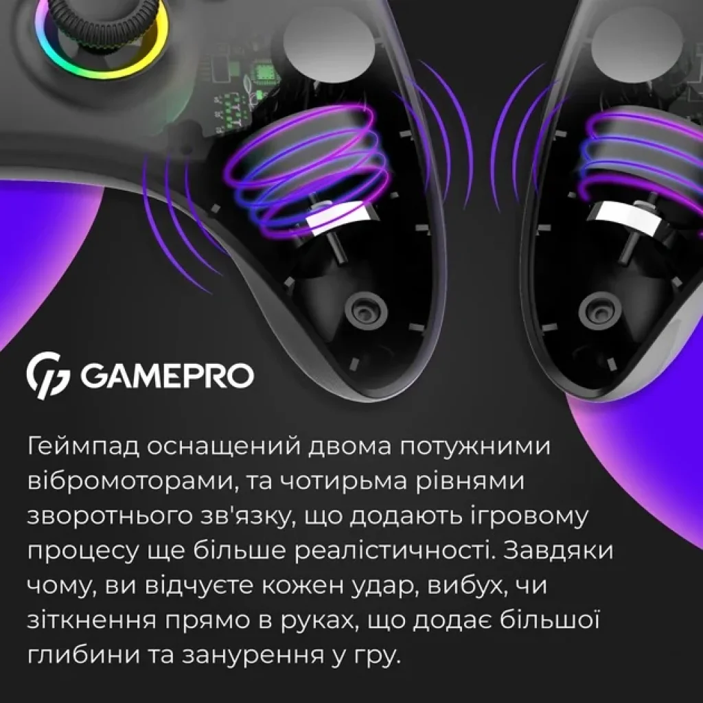 Геймпад GamePro GPX13B Black UA