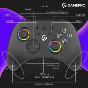 Геймпад GamePro GPX13B Black UA