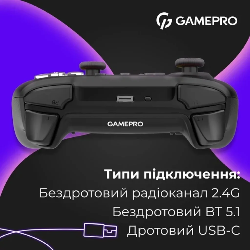 Геймпад GamePro GPX13B Black UA