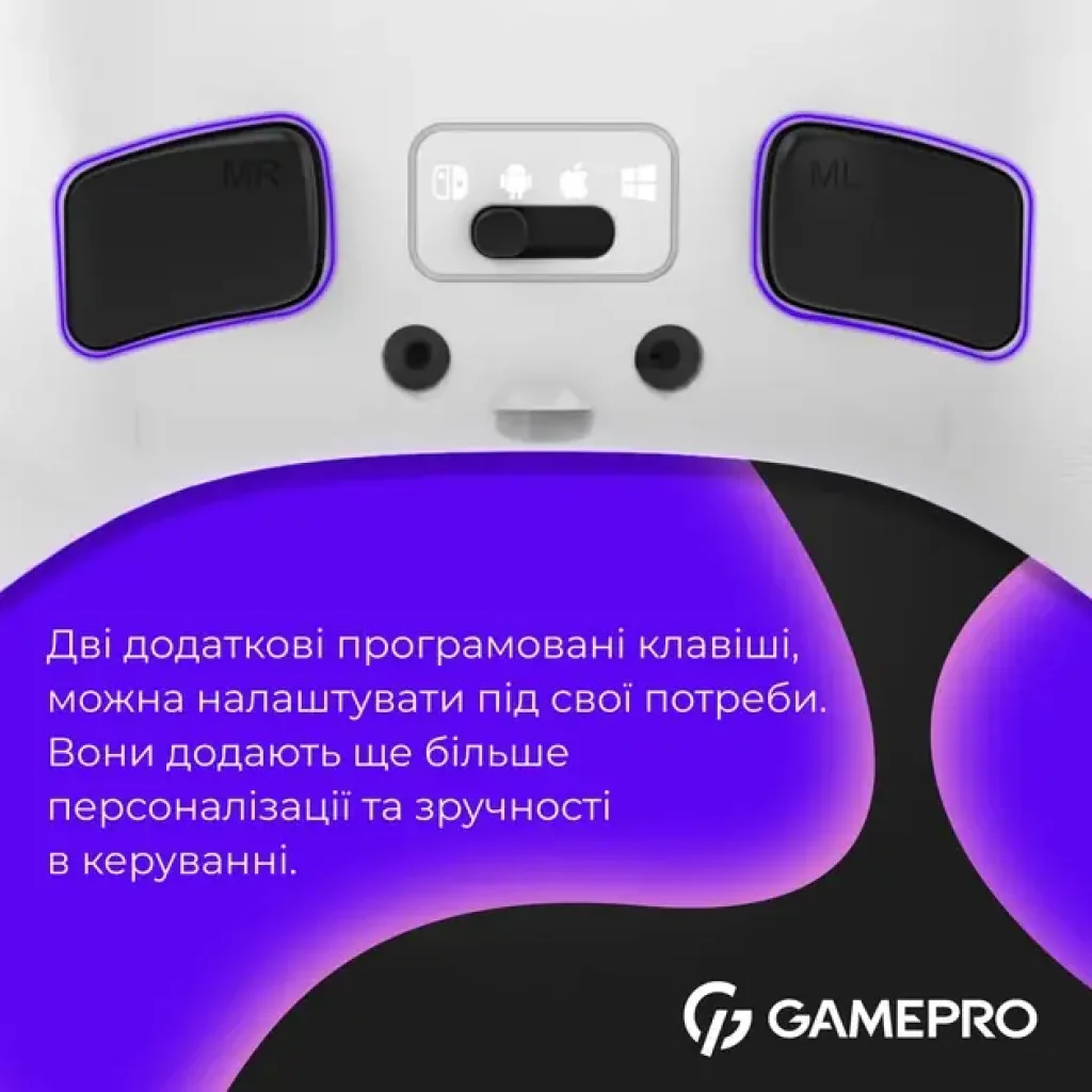 Геймпад GamePro GPX13W White UA
