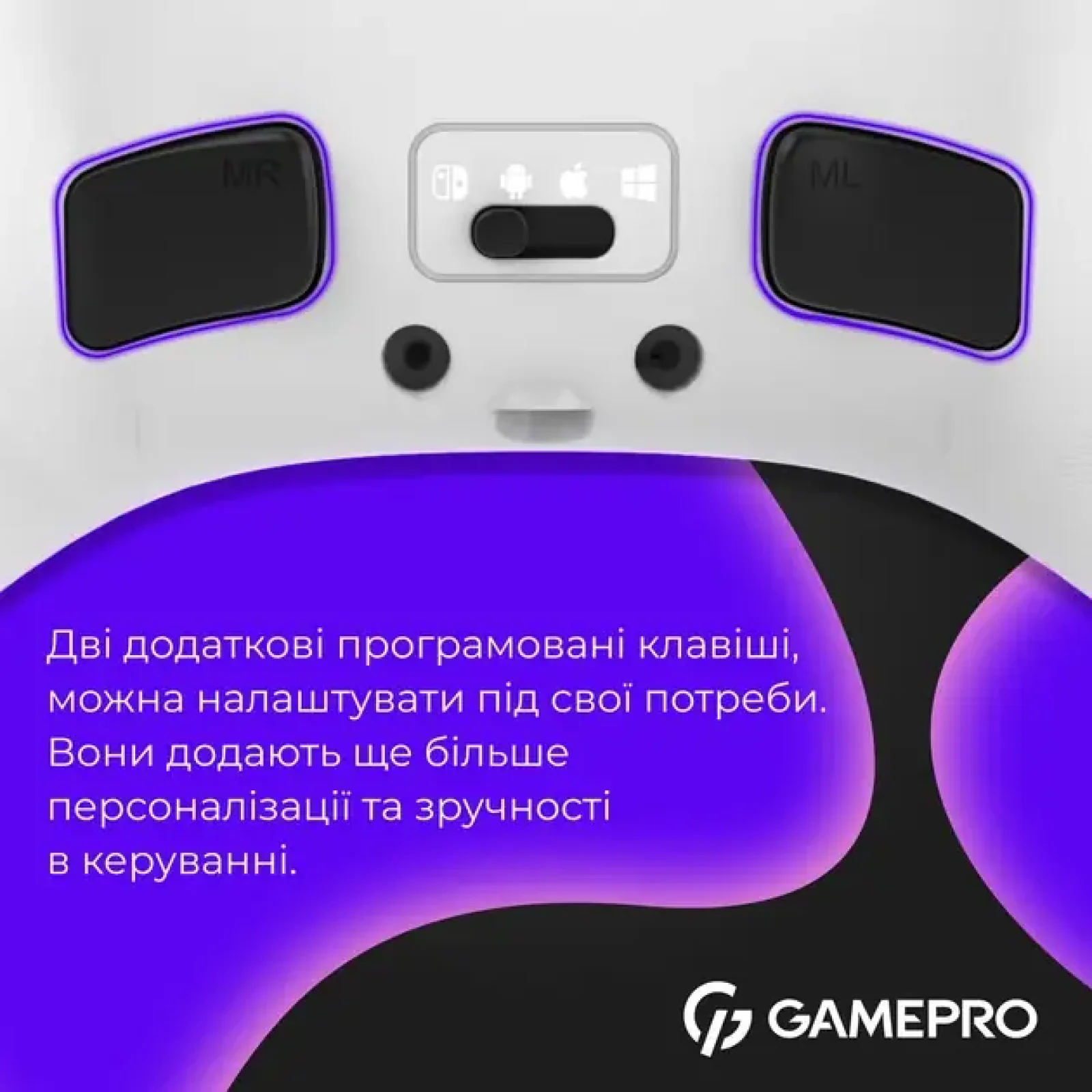Геймпад GamePro GPX13W White UA
