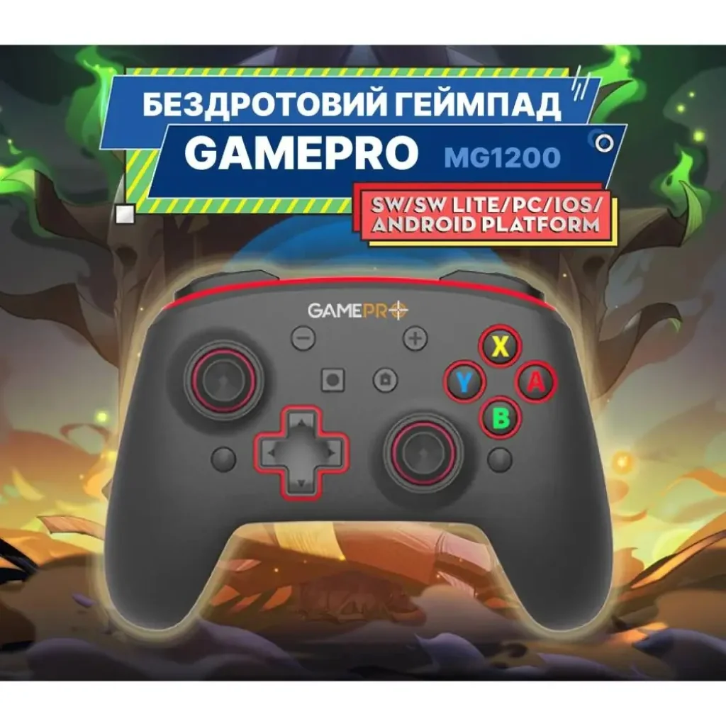 Геймпад GamePro MG1200 Black/Blue UA