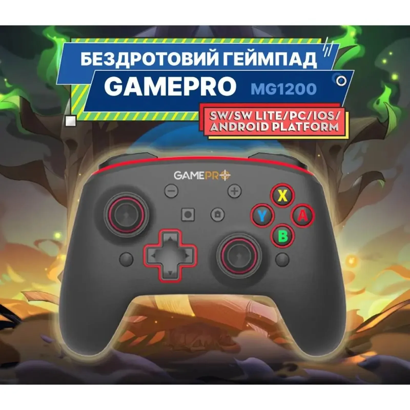 Геймпад GamePro MG1200 Black/Blue UA