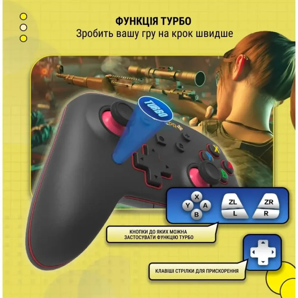 Геймпад GamePro MG1200 Black/Blue UA