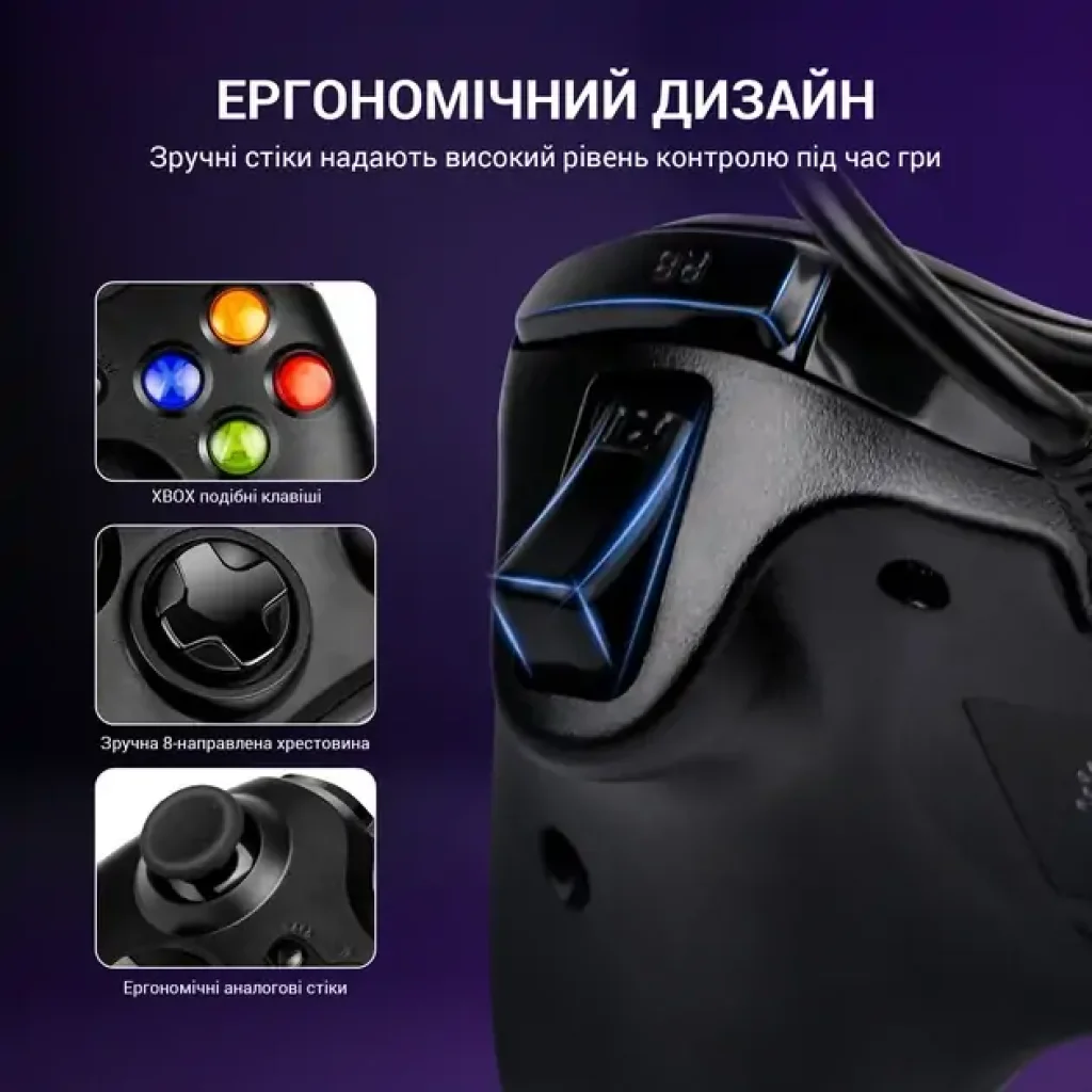 Геймпад GamePro MG310B Black UA