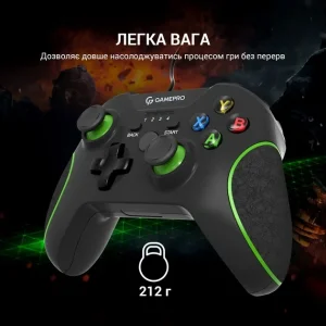 Геймпад GamePro MG450B Black/Green UA